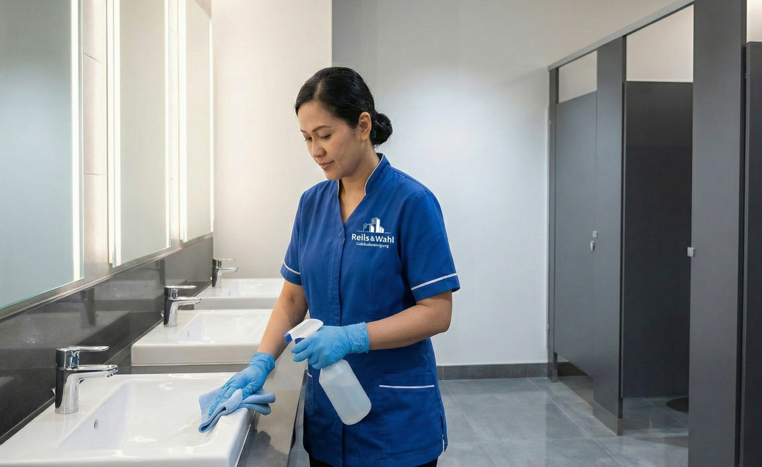 Professionelle Reinigung von Steinböden