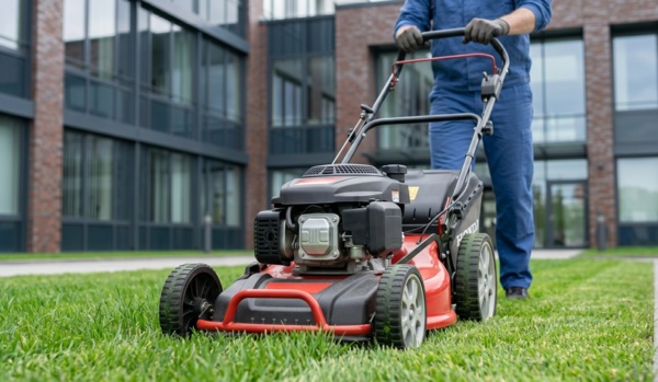 Rasenpflege für gewerbliche Immobilien in NRW
